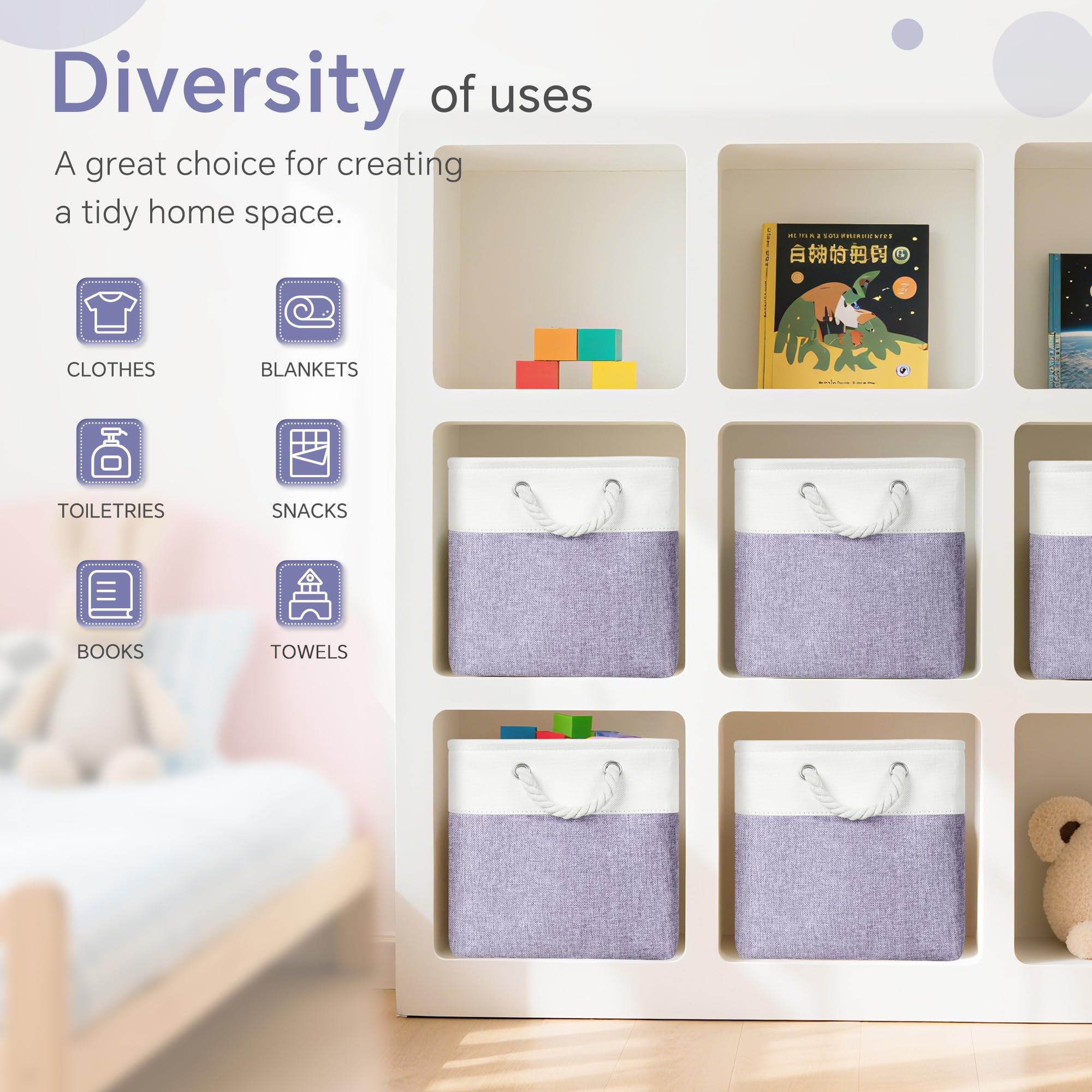 Decorative FinishingBo storage that blends with home styles.