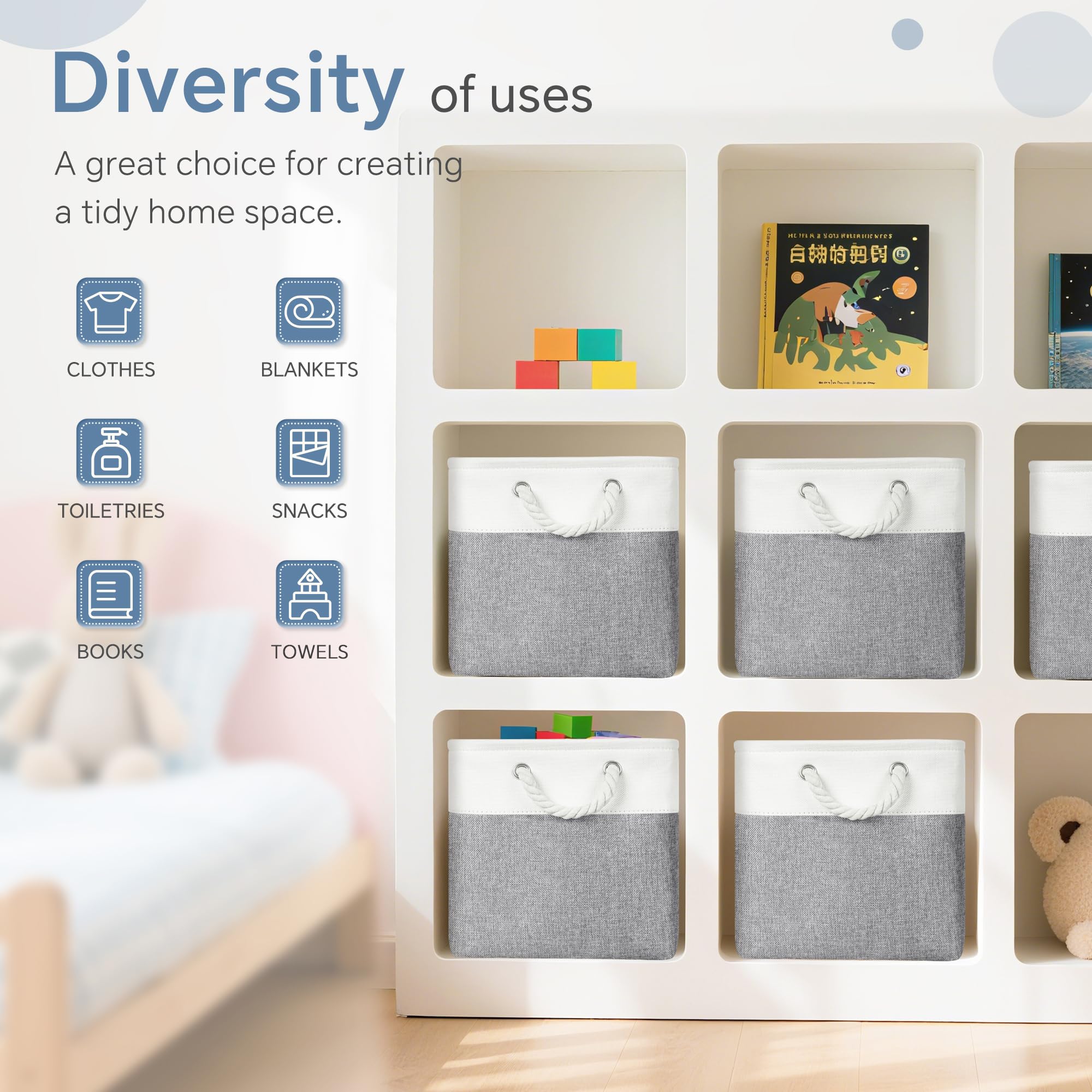 Dorm or office setup using FinishingBo cube for tidy storage