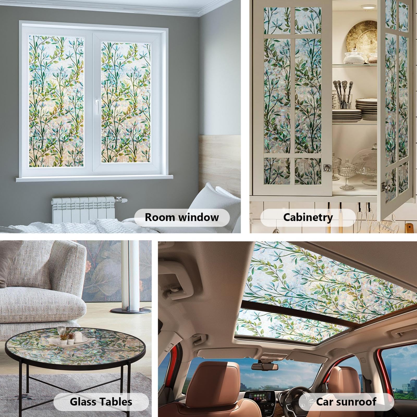 Finnez reed texture window film resists dust for simple cleaning and maintenance.
