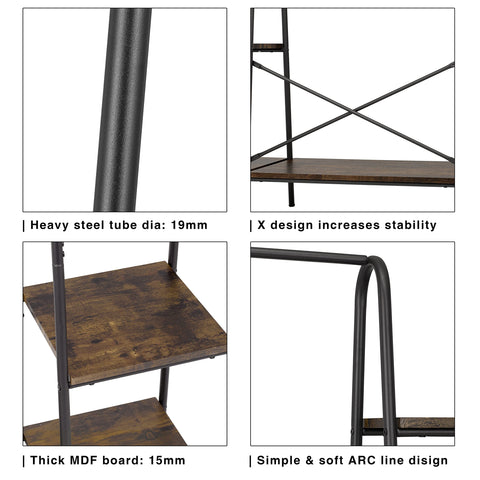 Finnhomy A-shaped stand design providing stability and wall clearance