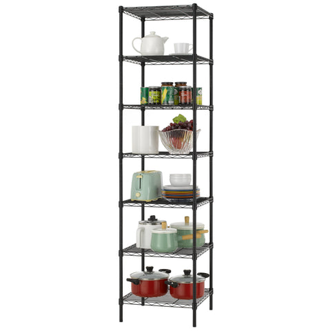 Finnhomy adjustable shelves in 1-inch increments for flexible setup