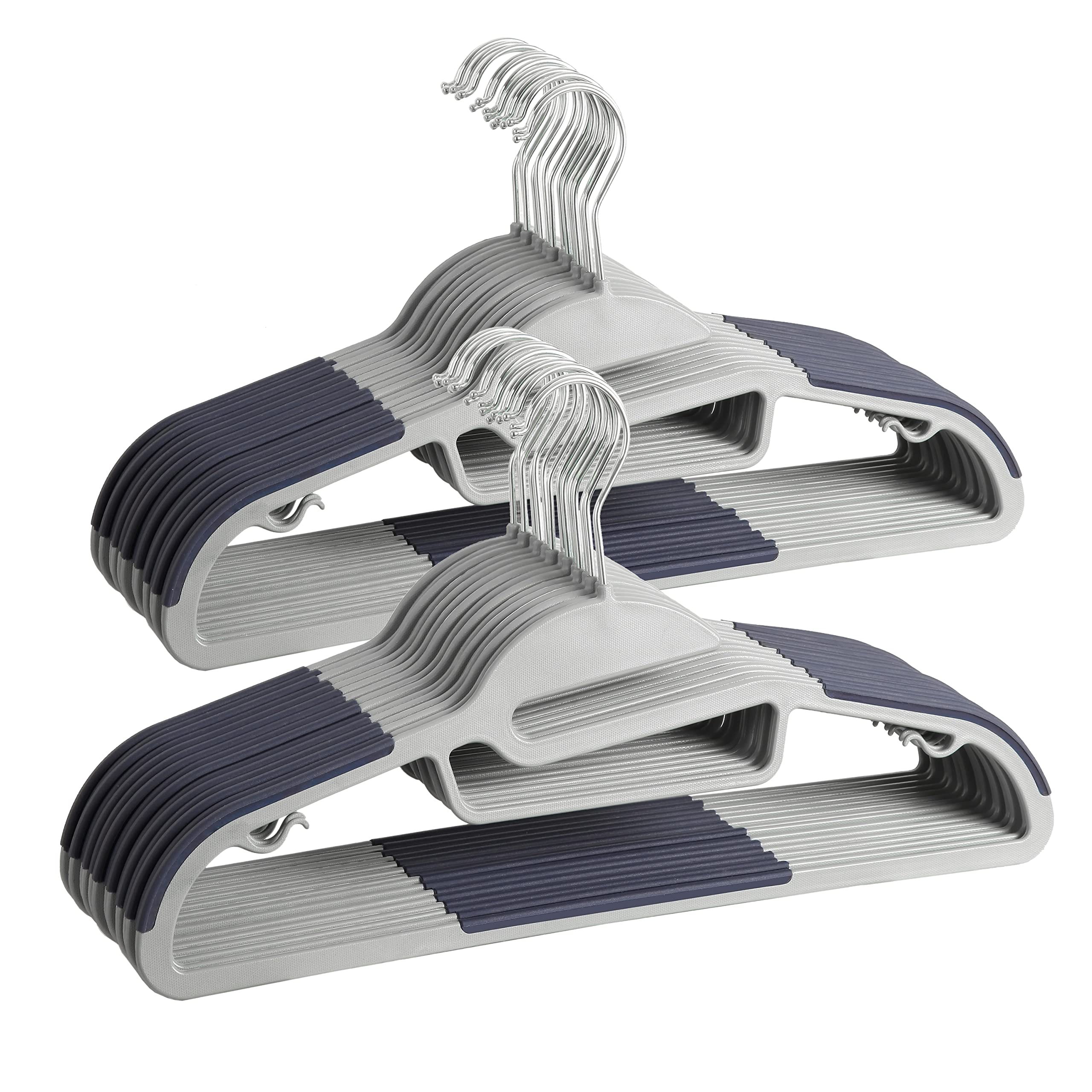 Finnhomy hangers front view for space-saving closet organization