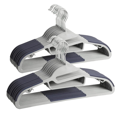 Finnhomy hangers front view for space-saving closet organization