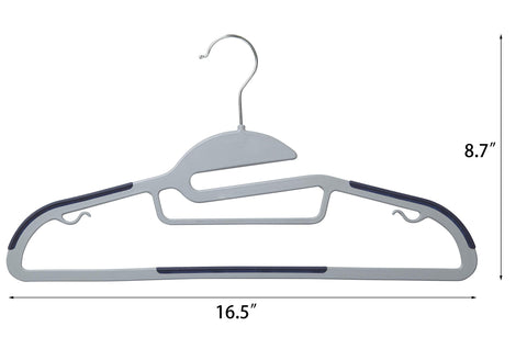 Finnhomy hangers non-slip pads close-up showing secure grip