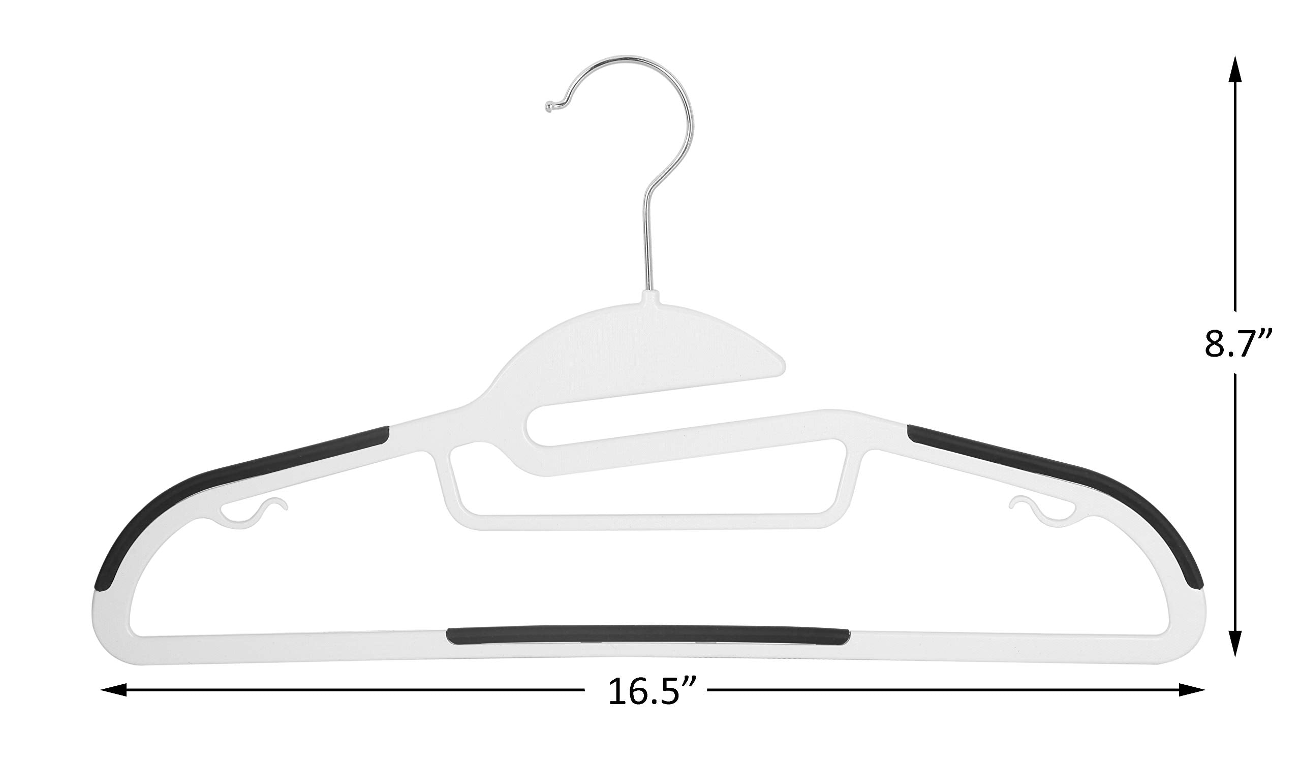 Finnhomy hanger with collar-design protects collars from bumps