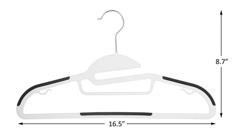 Finnhomy hanger with collar-design protects collars from bumps