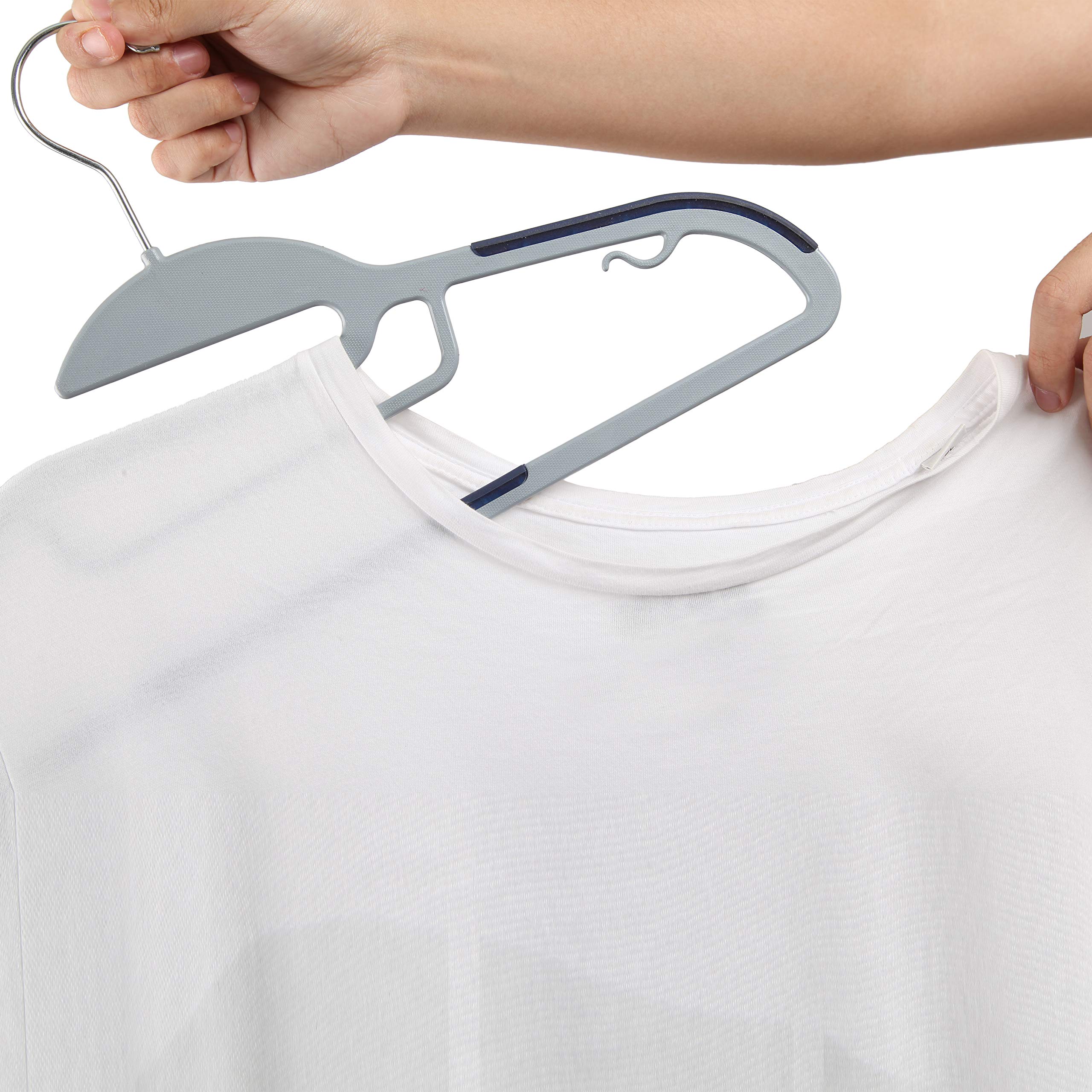 Finnhomy hangers ultra-slim profile for dense closets