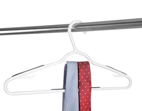 Finnhomy second hang bar for ties and scarves adds versatility.