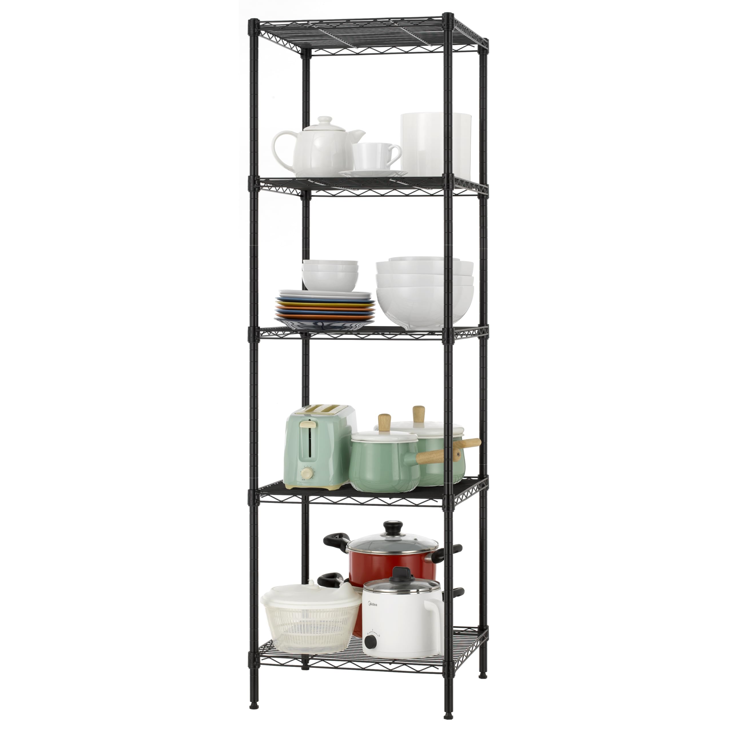 Finnhomy adjustable height in 1-inch steps for varied items