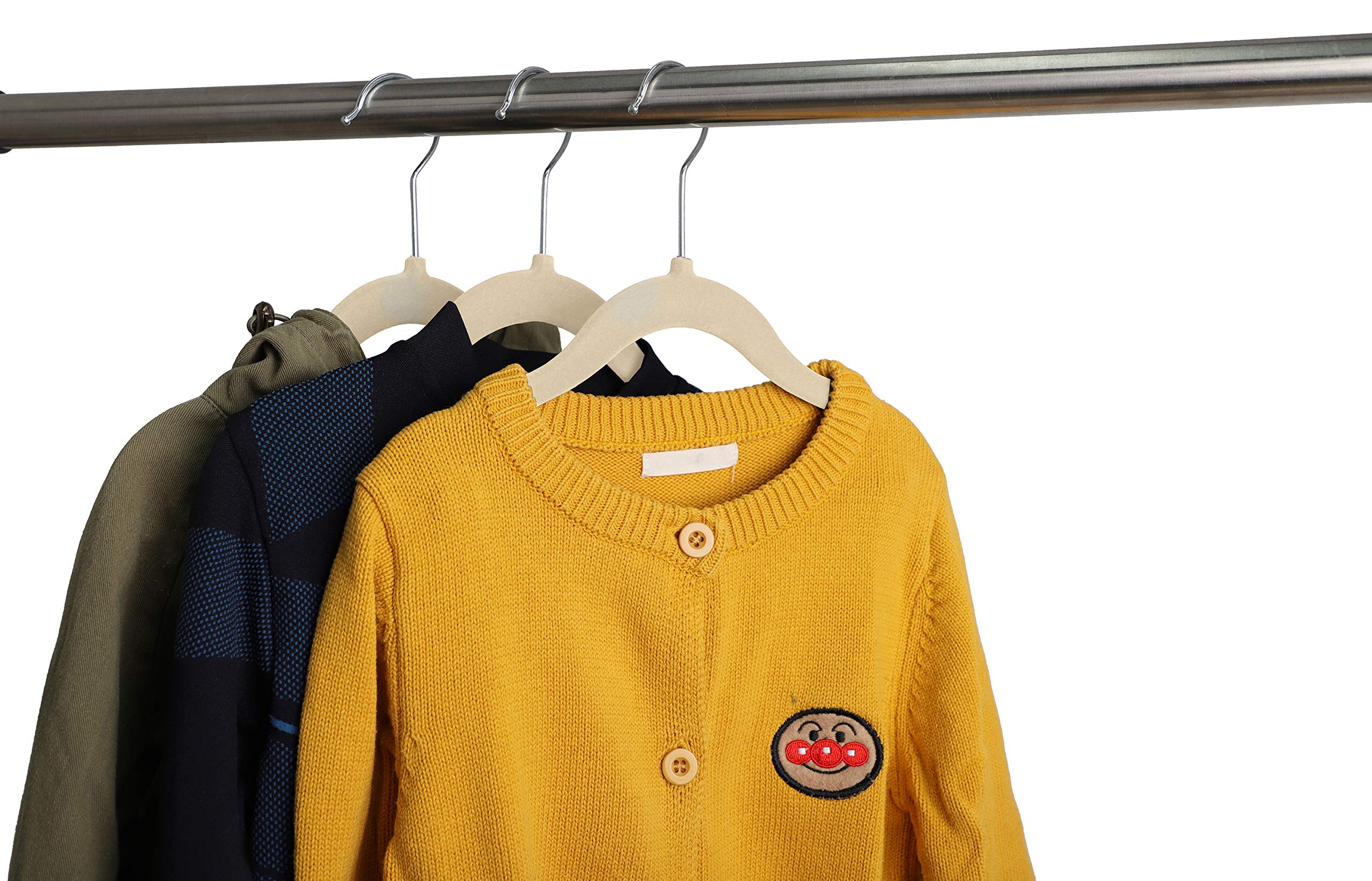 Finnhomy soft velvet non-slip material protects garments from shedding