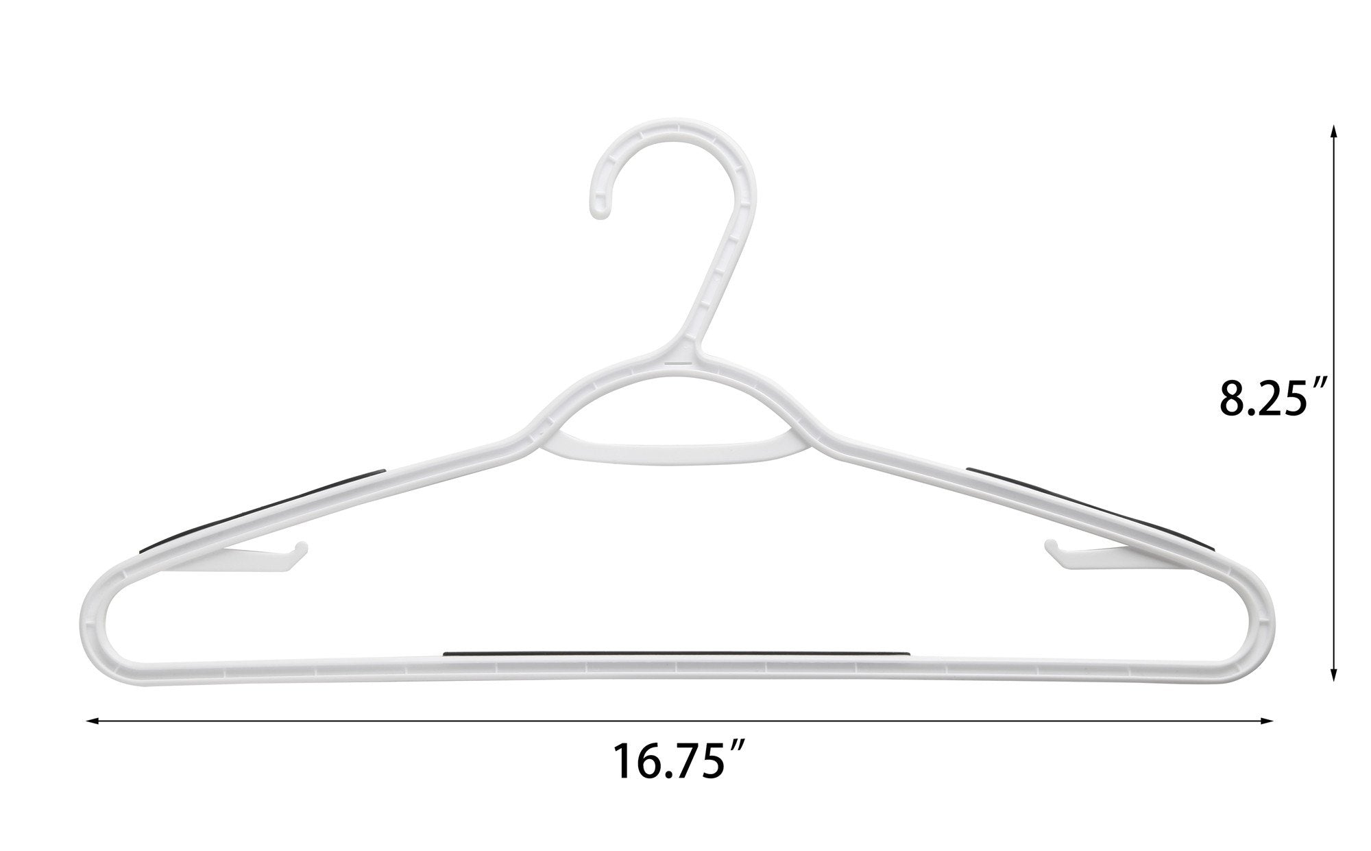 Finnhomy ultra-slim hangers maximize space while keeping shirts neatly aligned.
