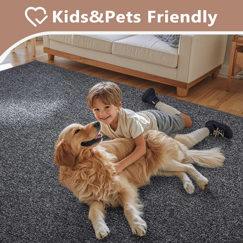 FinRèc compact area rug suitable for homes with kids and pets.