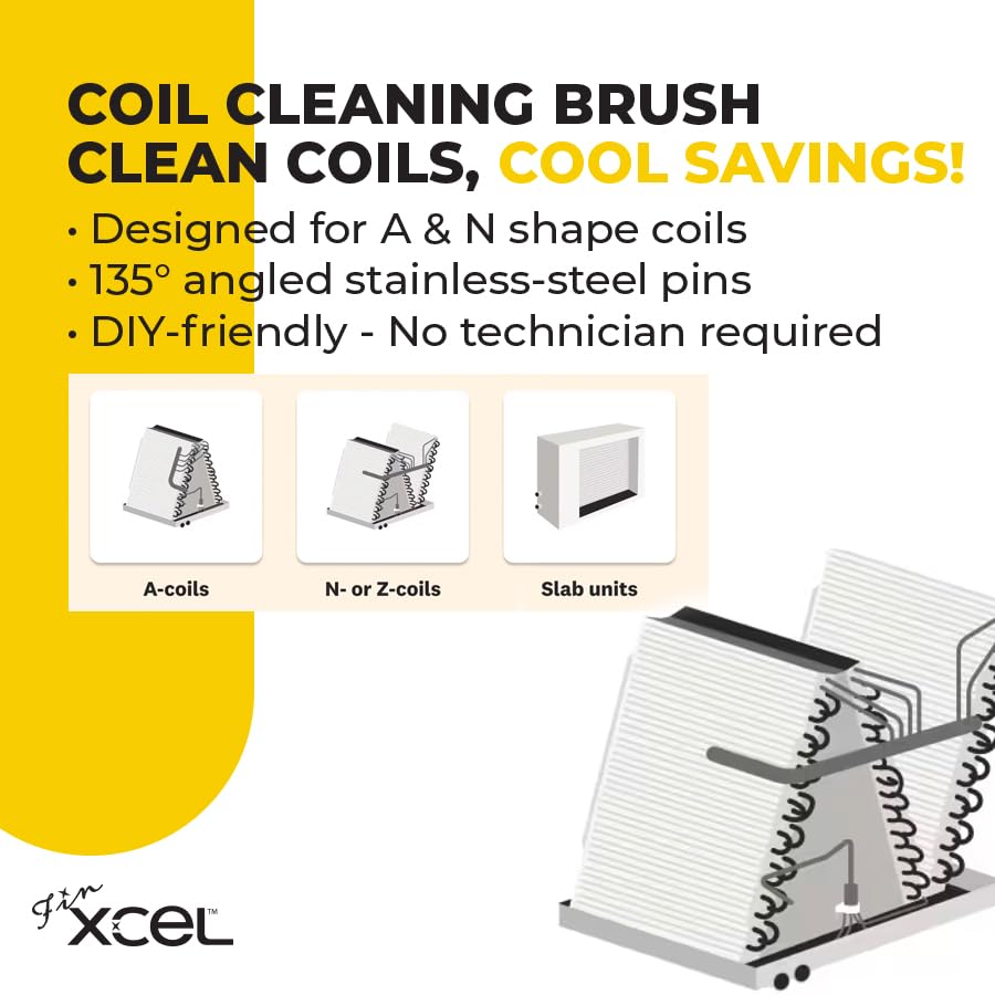 FinXCEL safe, chemical-free DIY coil maintenance option.