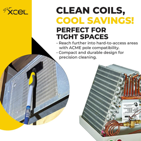 FinXCEL stainless steel angled pins prevent bending delicate fins.