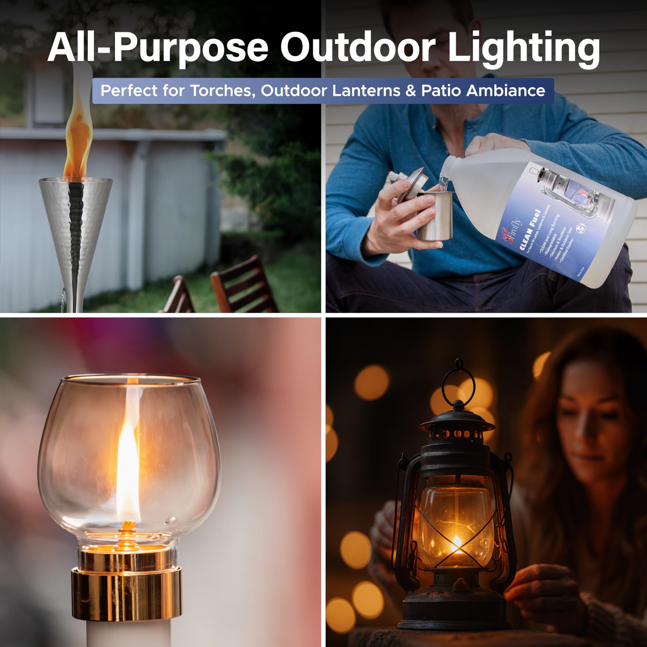 Firefly Fuel Clean Fuel Lamp Oil citronella variant for outdoor spaces