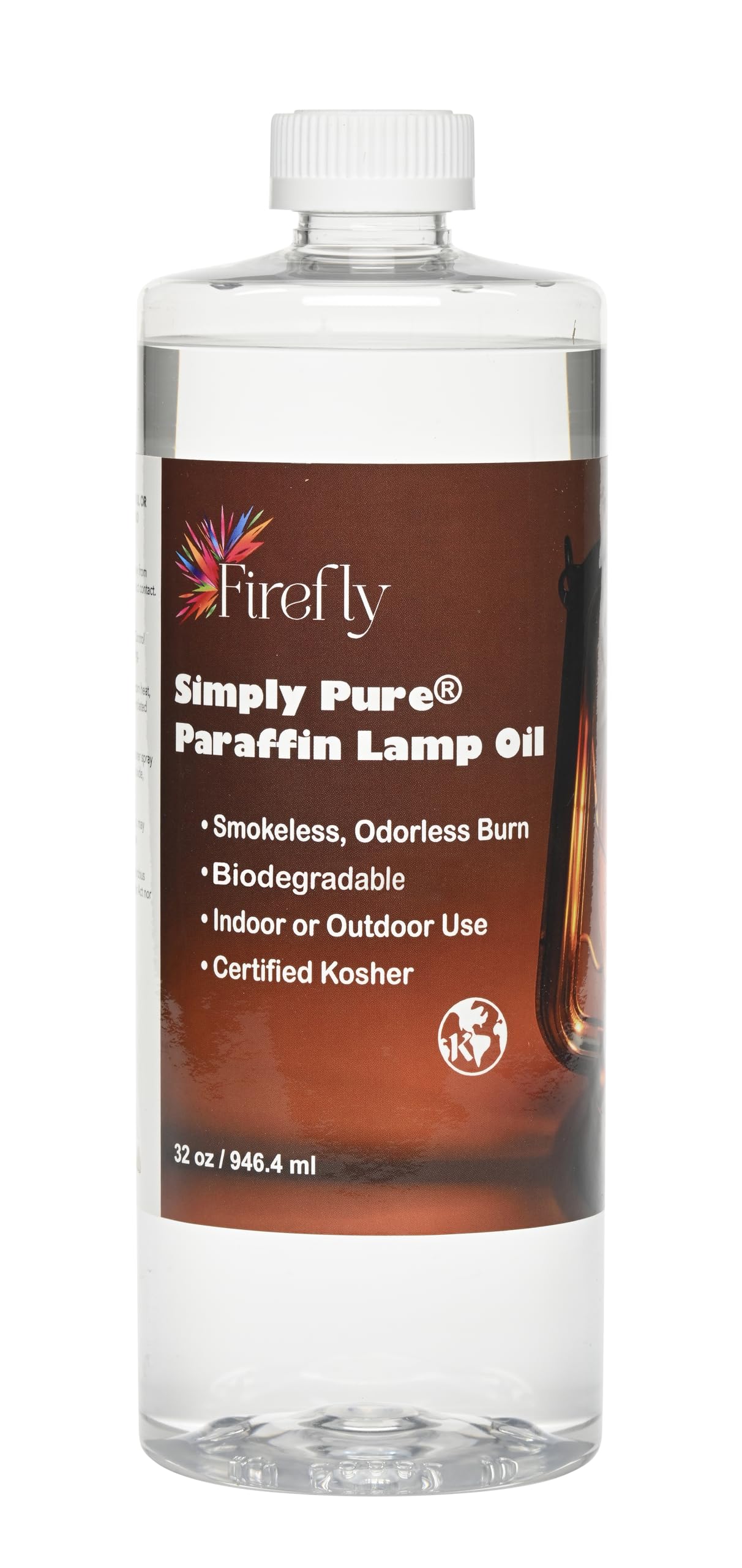 Firefly Fuel Liquid Paraffin 32oz bottle pour for easy refills