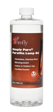 Firefly Fuel Liquid Paraffin 32oz bottle pour for easy refills
