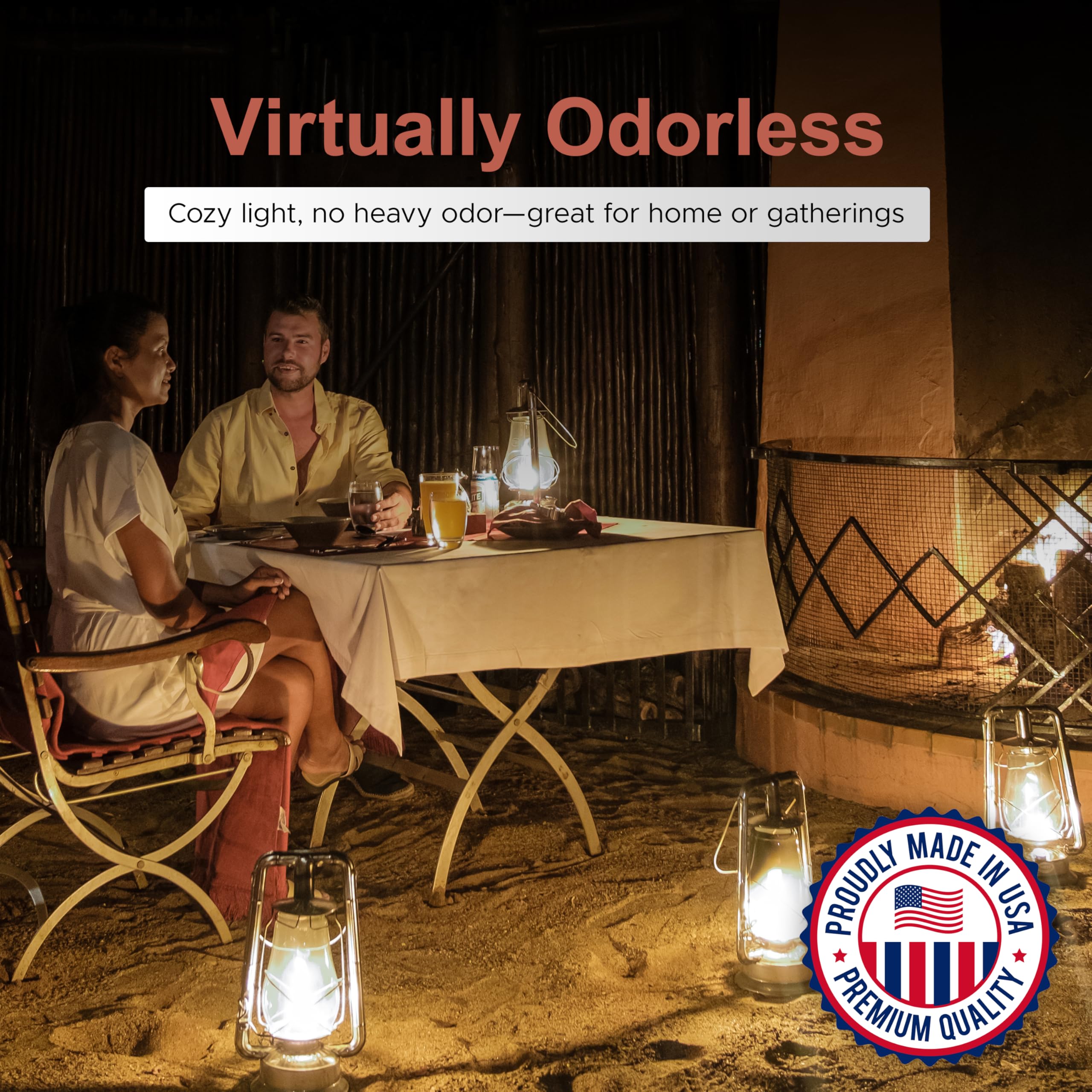 Firefly Fuel Premium Paraffin Oil for candles provides steady glow.