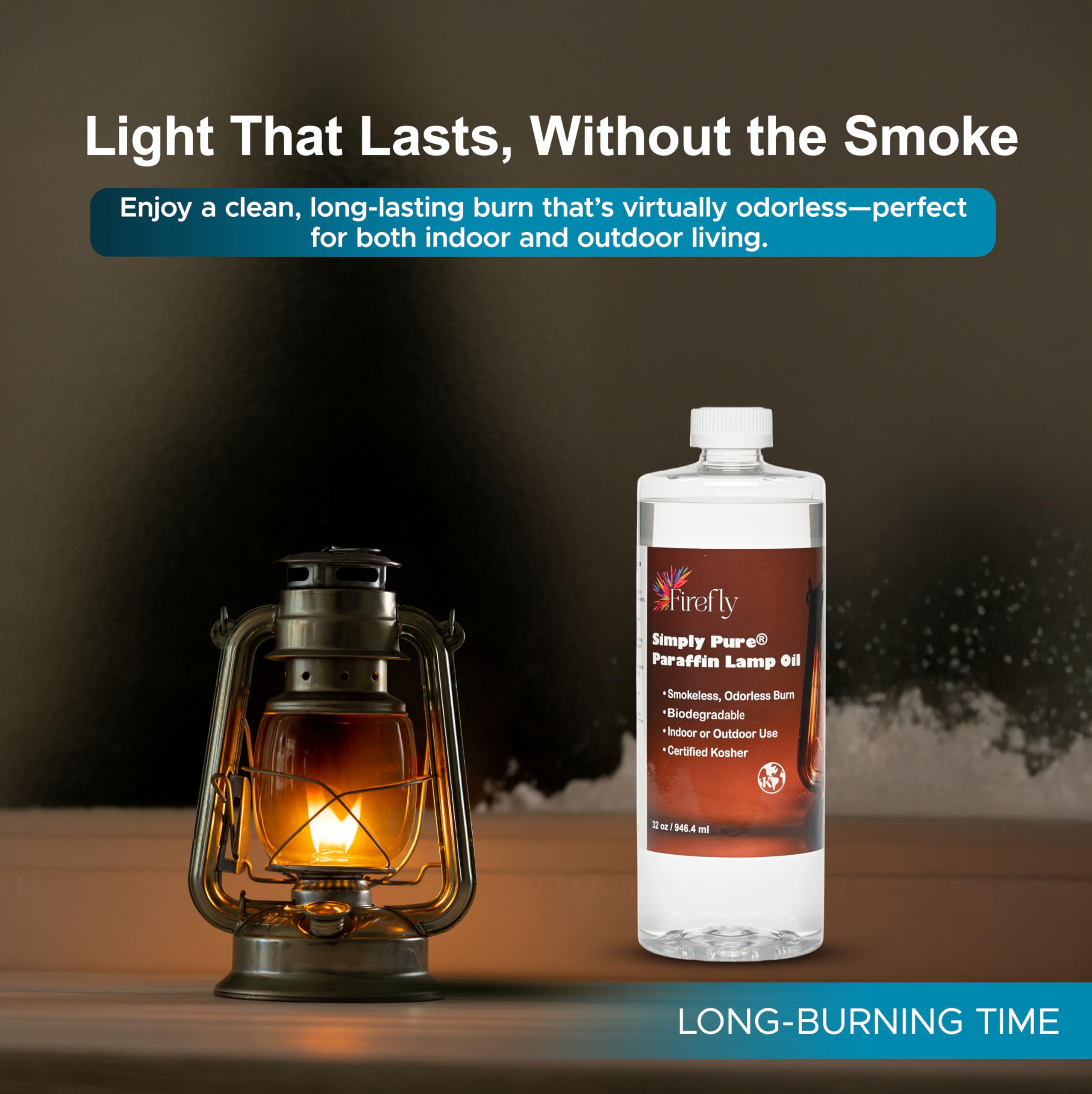 Firefly kosher-certified paraffin oil suitable for kosher households