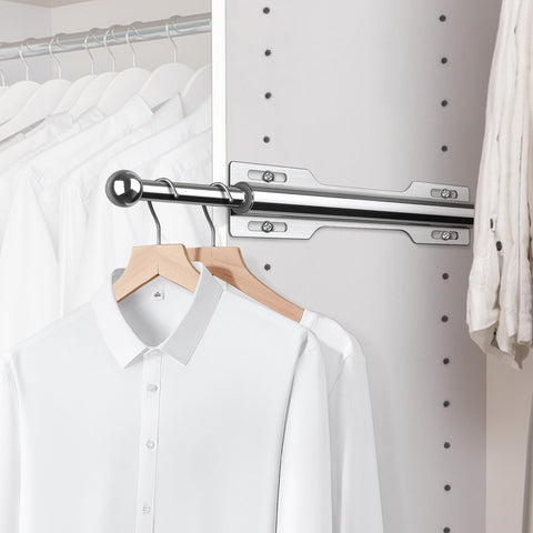 FIRJOY closet accessory valet rod chrome for easy garment access