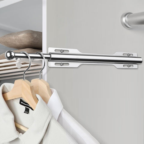 FIRJOY easy-install valet rod with included hardware, no tools needed