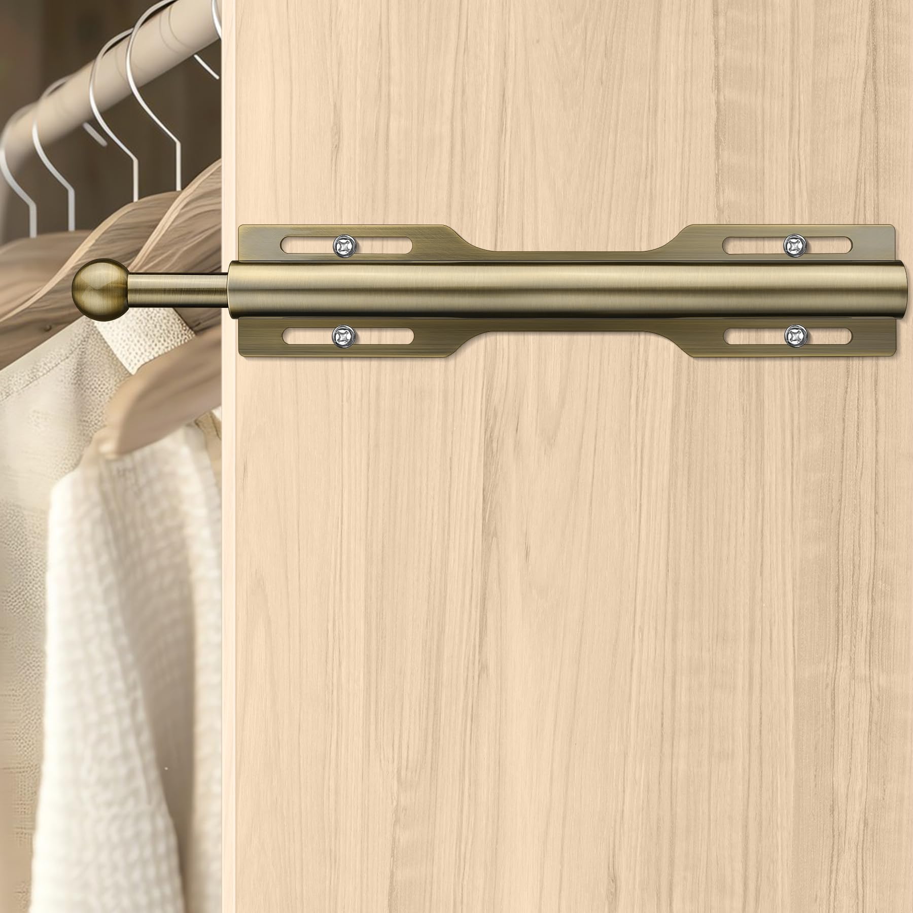 FIRJOY multi-use-valet-rod can dry delicates or welcome coats.