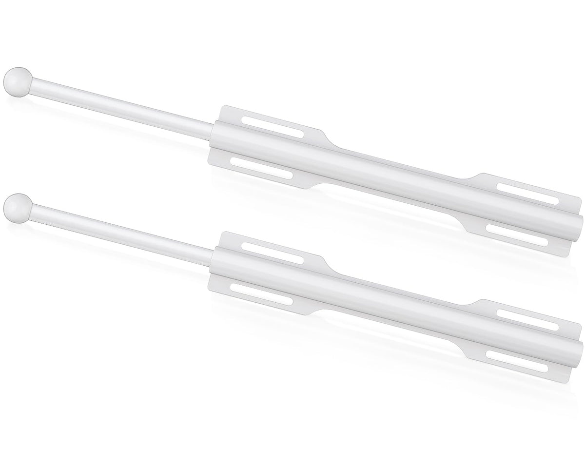 FIRJOY 12-inch valet rod pulled out in a white closet for easy daily outfits