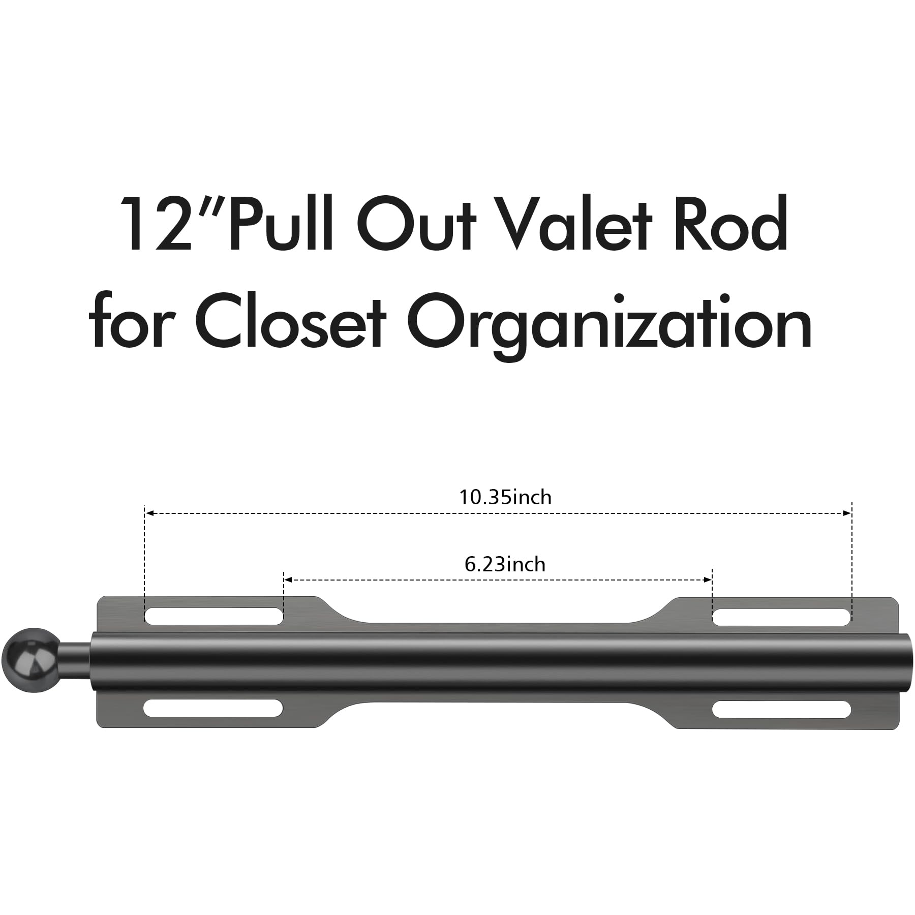 FIRJOY 2-pack valet rod packaging highlights quick install