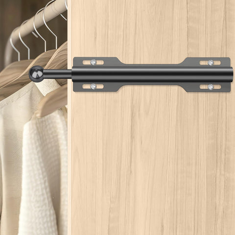 FIRJOY closet organization using valet rod saves space