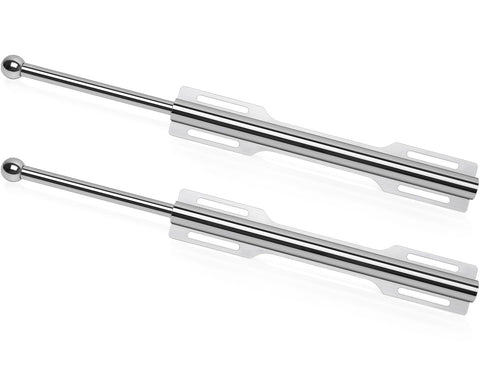FIRJOY valet rod for closet pull-out, chrome, 12 inch, 2-pack for organized clothes