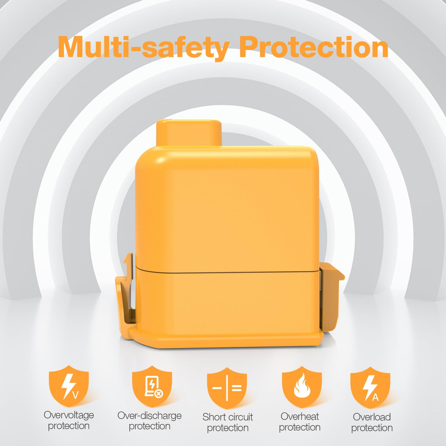 FirstPower Pro 25.2V battery LG CordZero A9 capacity label plus safety icons.