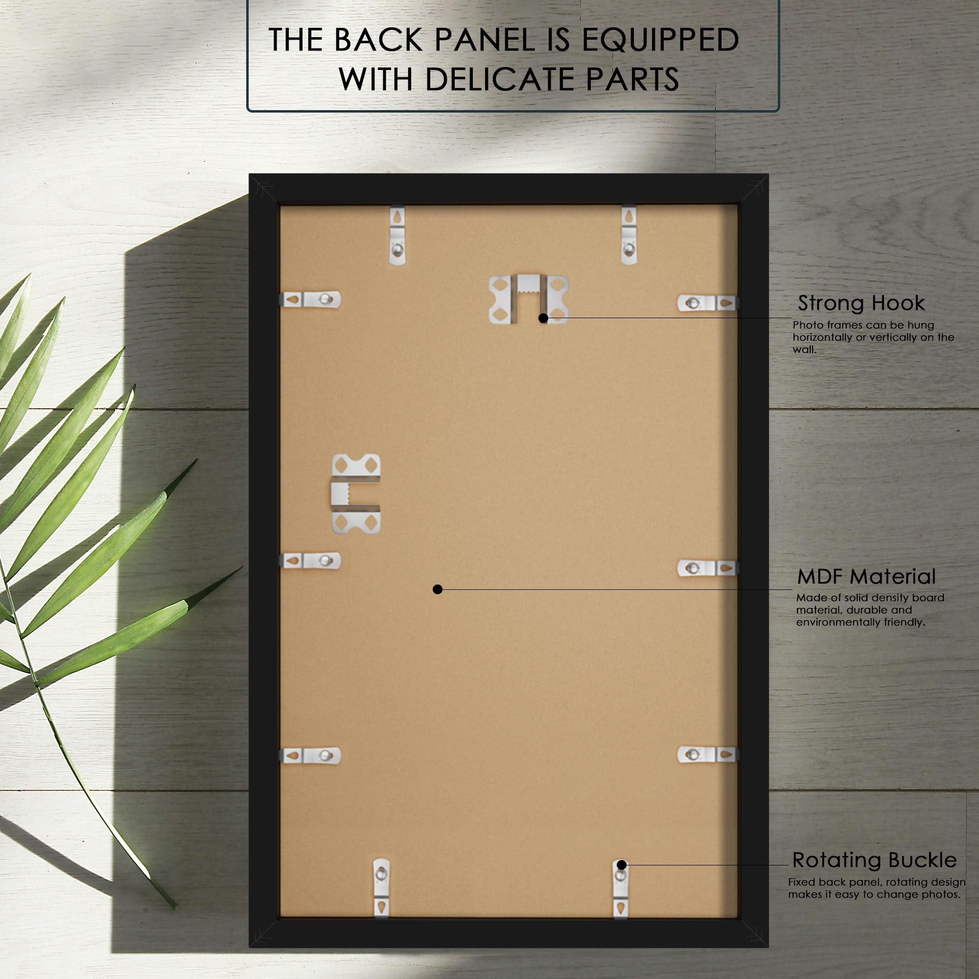 Fisnish 11x17 collage frame kit helps create a vivid gallery on your wall.