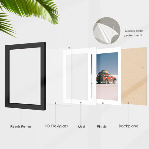 Fisnish collage-ready setup lets you create a cohesive wall gallery with multiple memories.