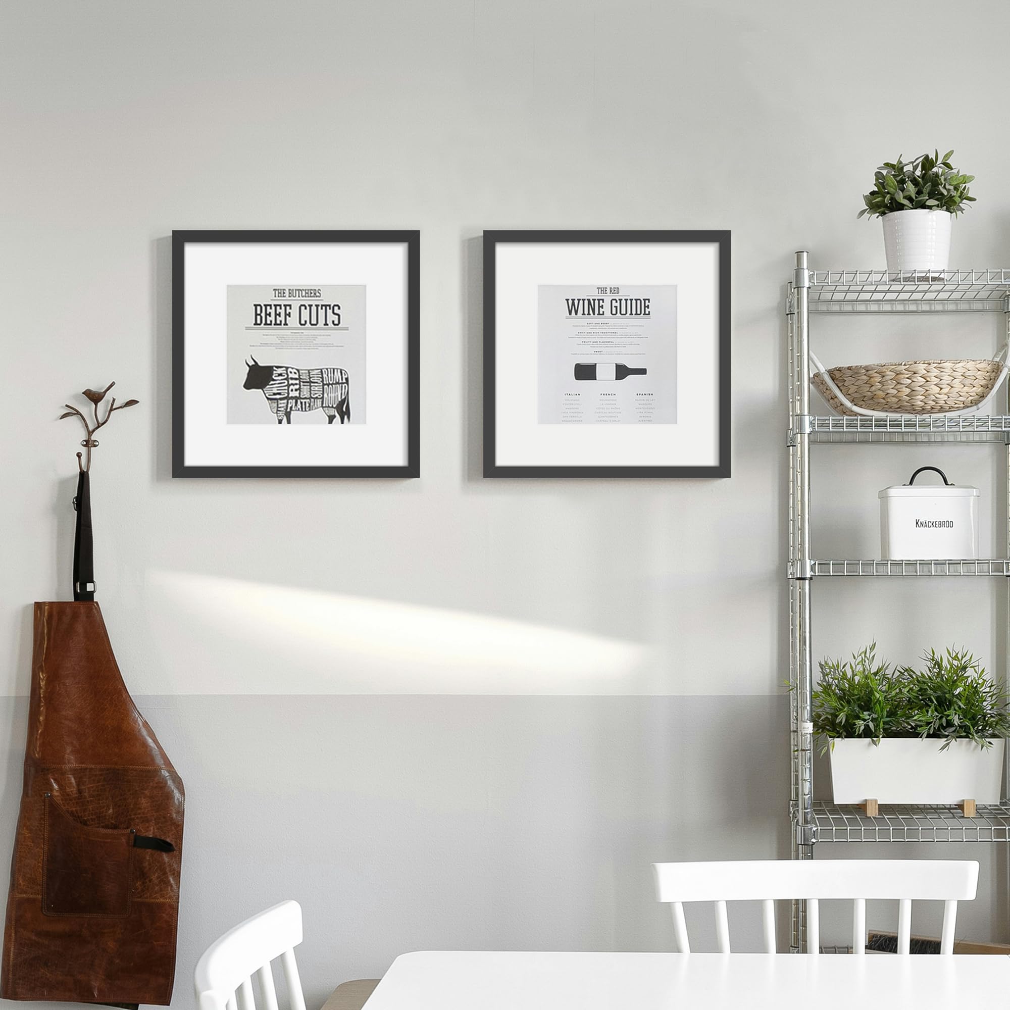 Fisnish frames suit bedrooms, living rooms, hallways, or dedicated gallery spaces.