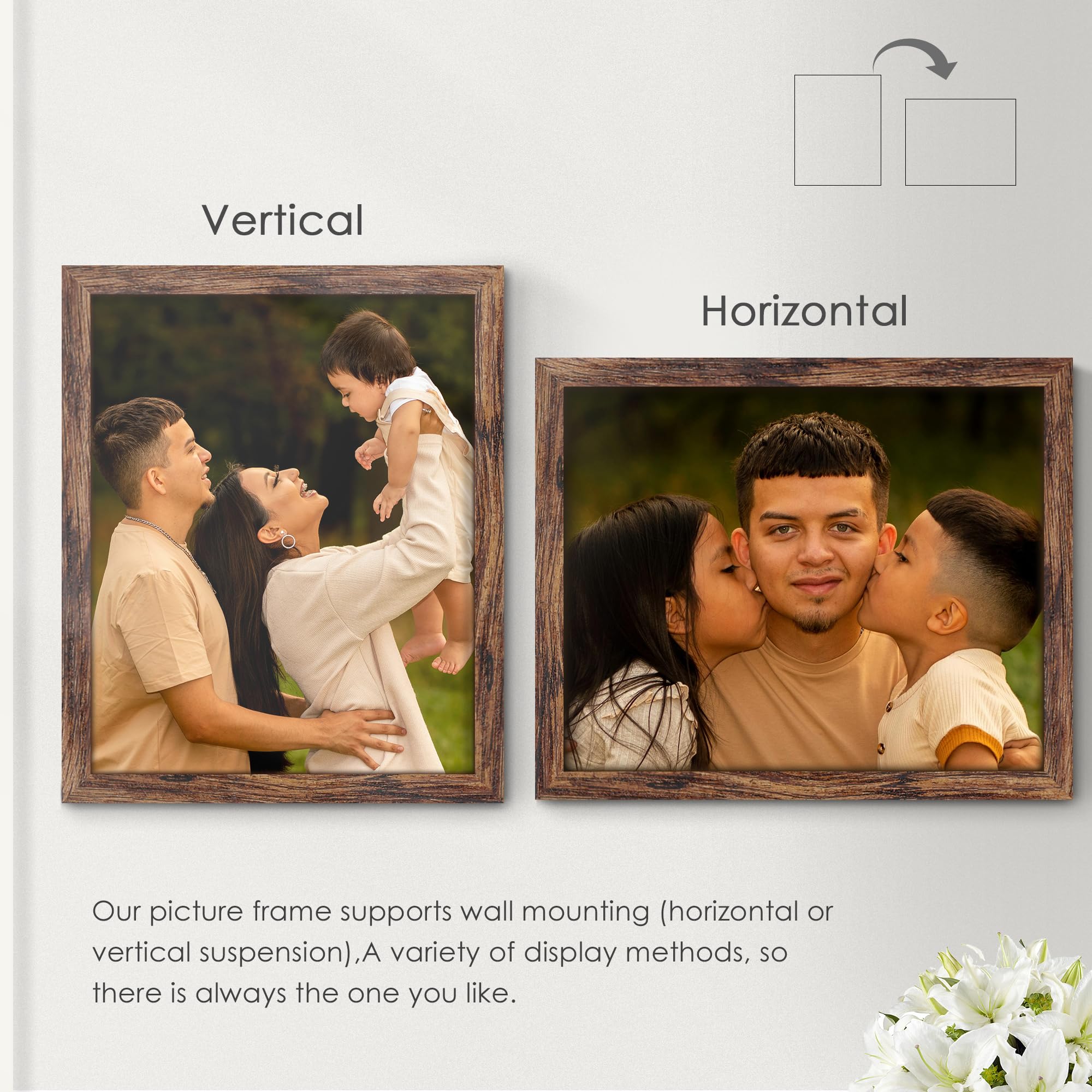 Fisnish plexiglass provides crystal-clear visibility for vivid images