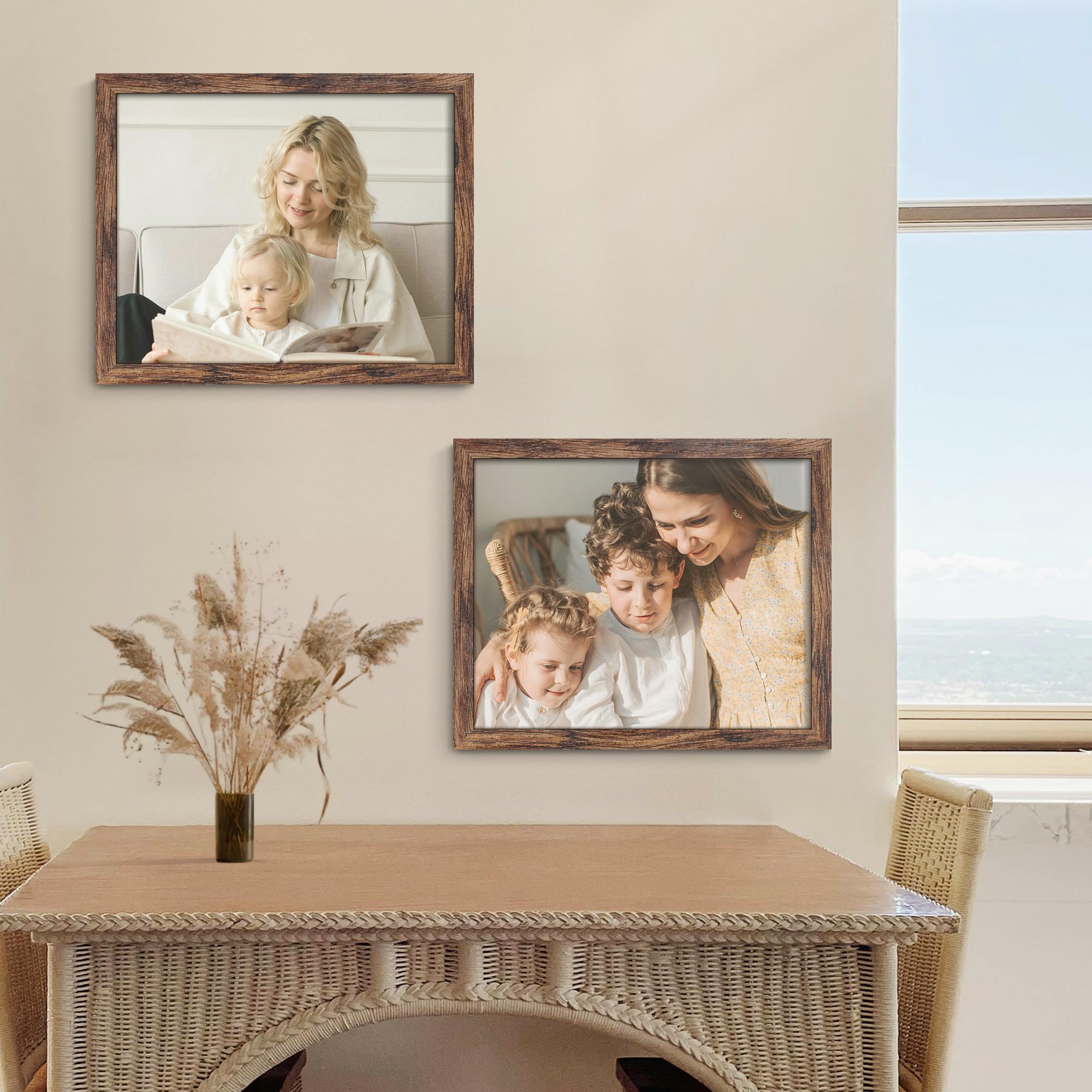 Fisnish 16x20 frame on wall creates a timeless gallery vibe