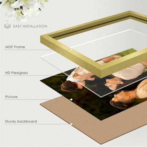 Fisnish 16x20 plexiglass panel closeup for clear viewing