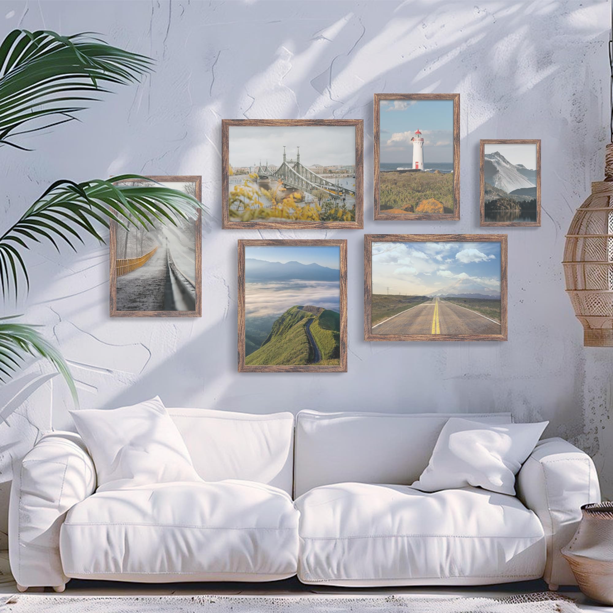 Fisnish 18x24 frame edge-to-edge display for maximal artwork visibility