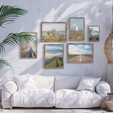 Fisnish 18x24 frame edge-to-edge display for maximal artwork visibility