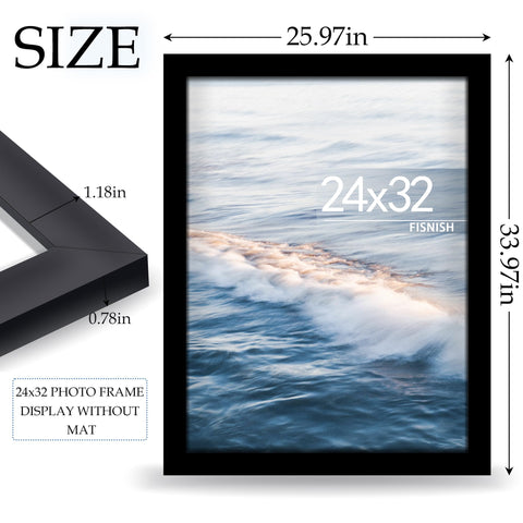Fisnish 24x32 plexiglass clear view with peel film protecting the surface.