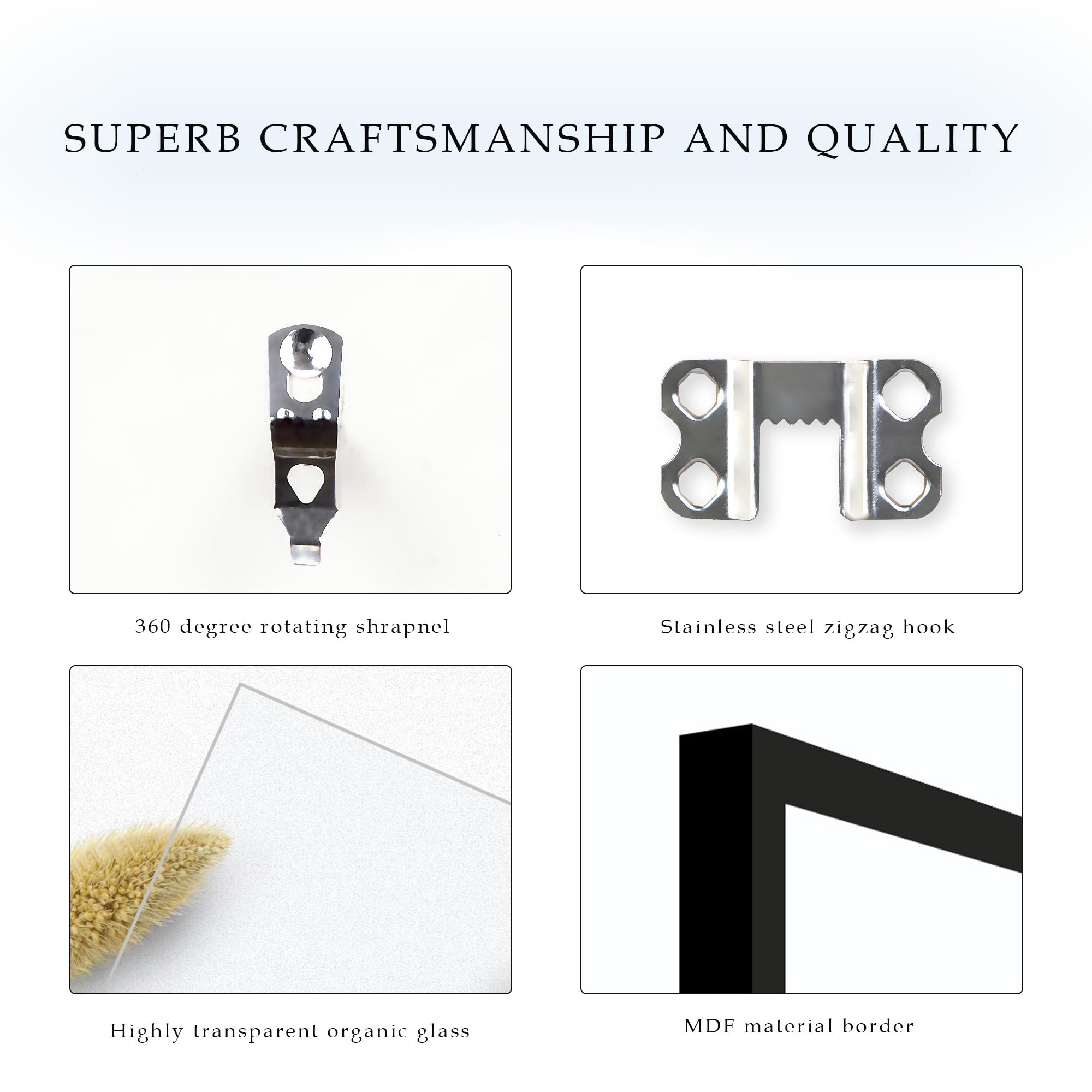 Fisnish 24x36 poster-frame classic-design complements any decor.