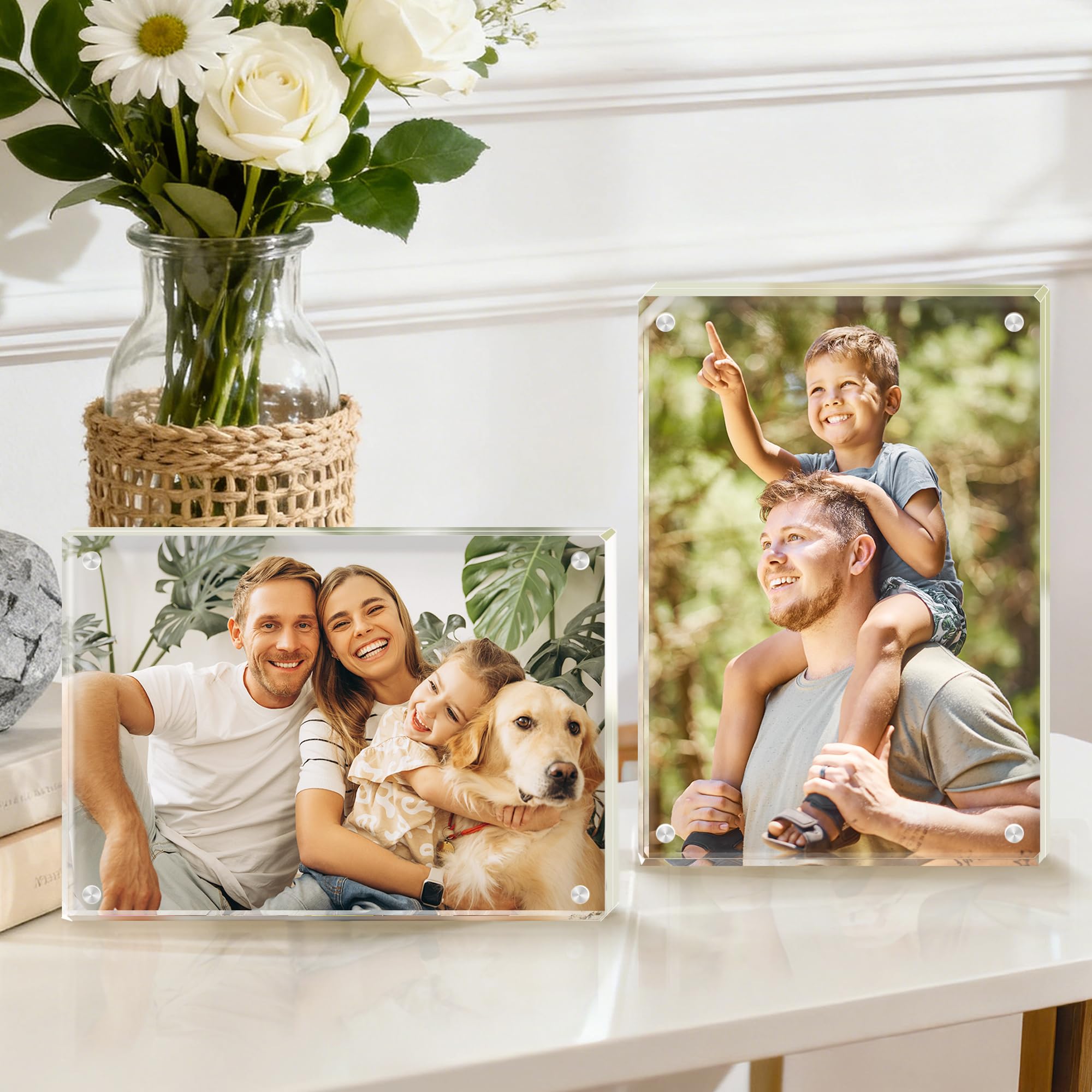 Fisnish protective edge finish keeping photos vibrant on display
