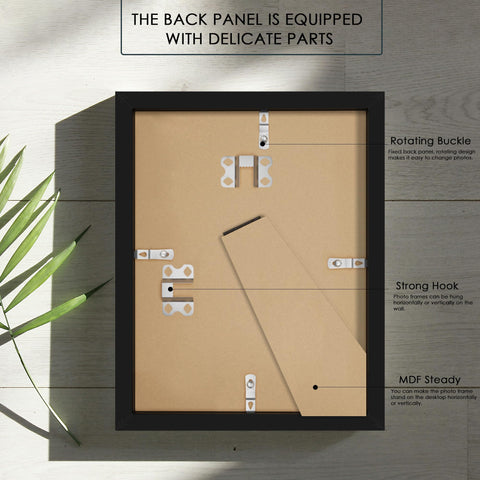 Fisnish table-top frame for bedside or desk decor.
