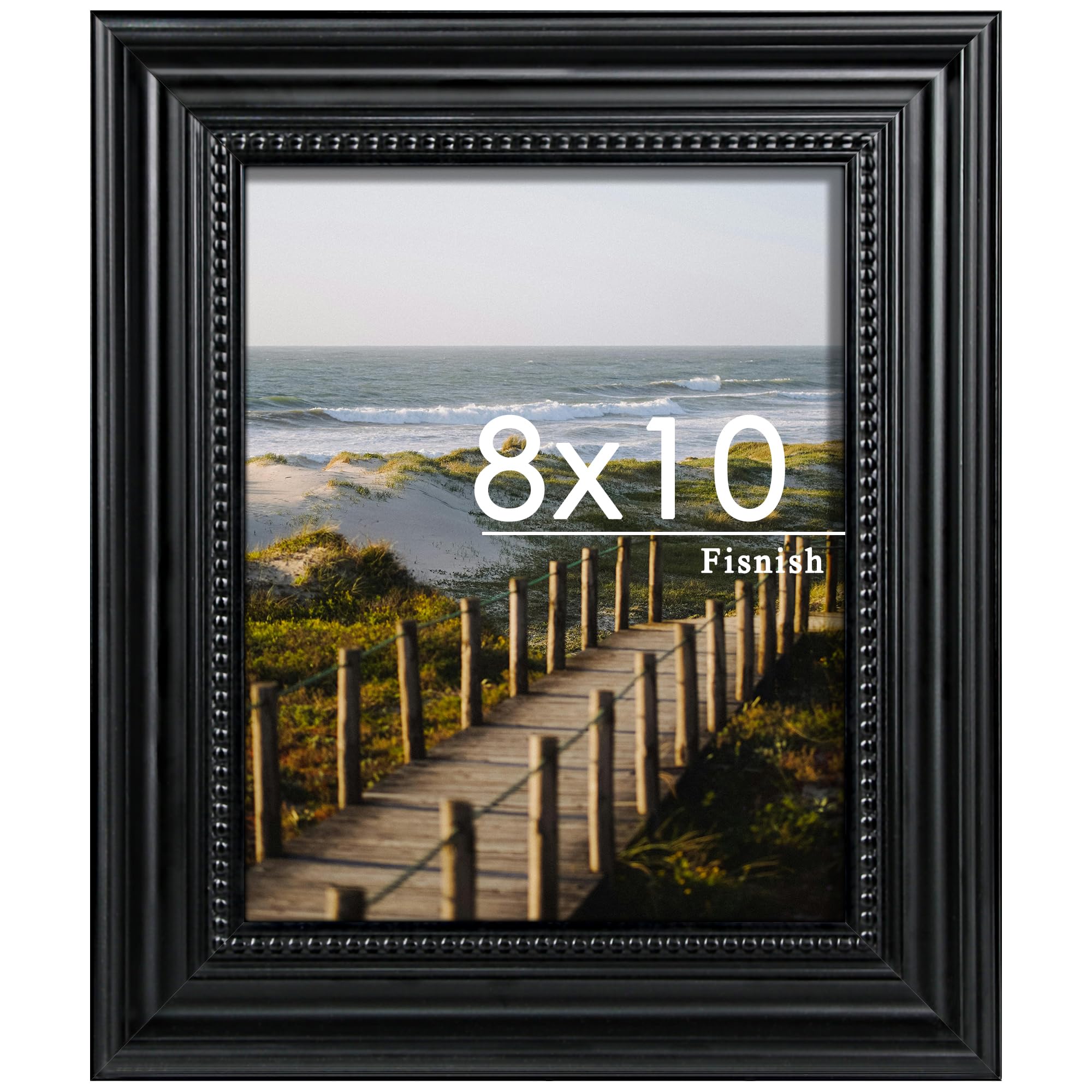 Fisnish 8x10 frame shows artwork edge-to-edge for a bold display