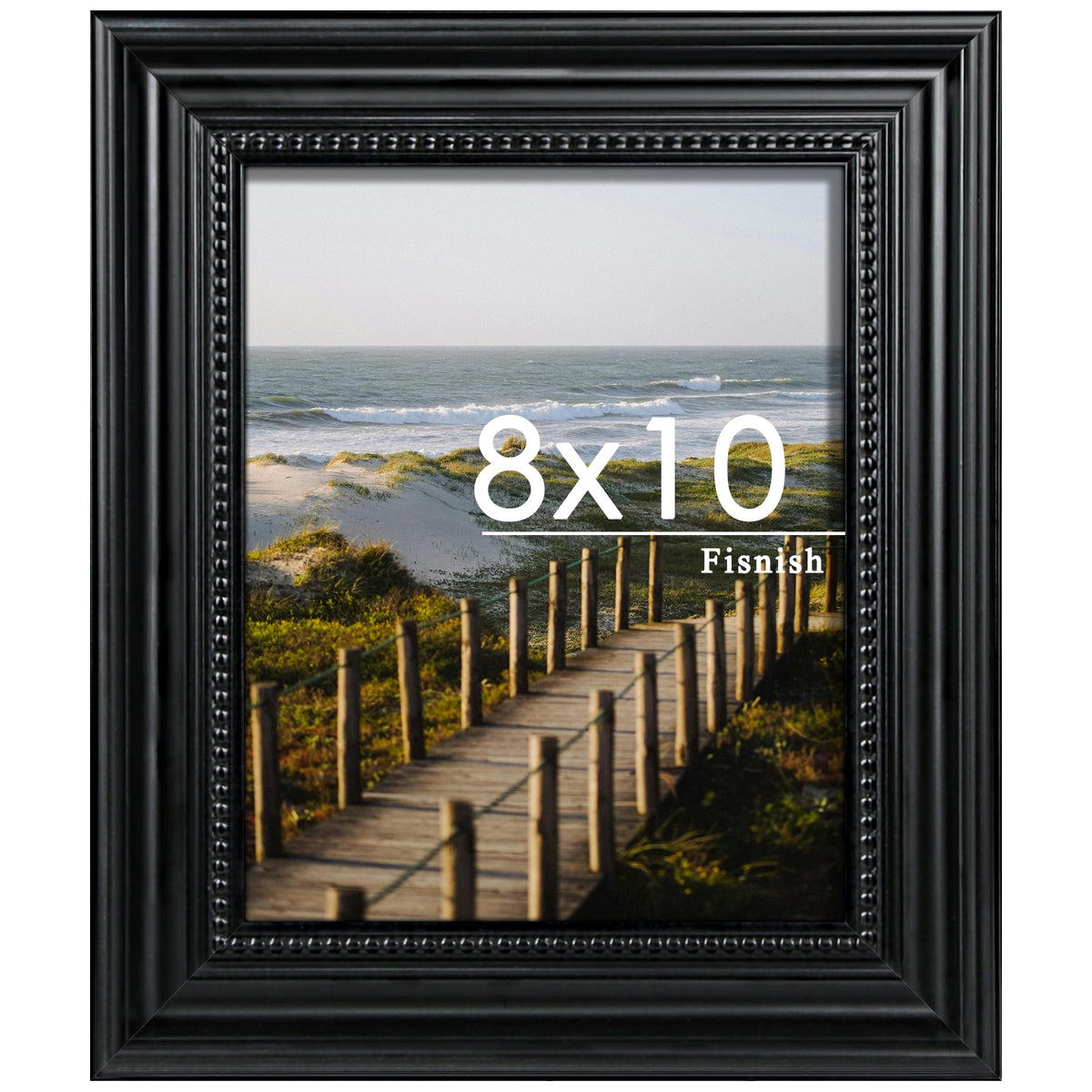 Fisnish 8x10 frame shows artwork edge-to-edge for a bold display