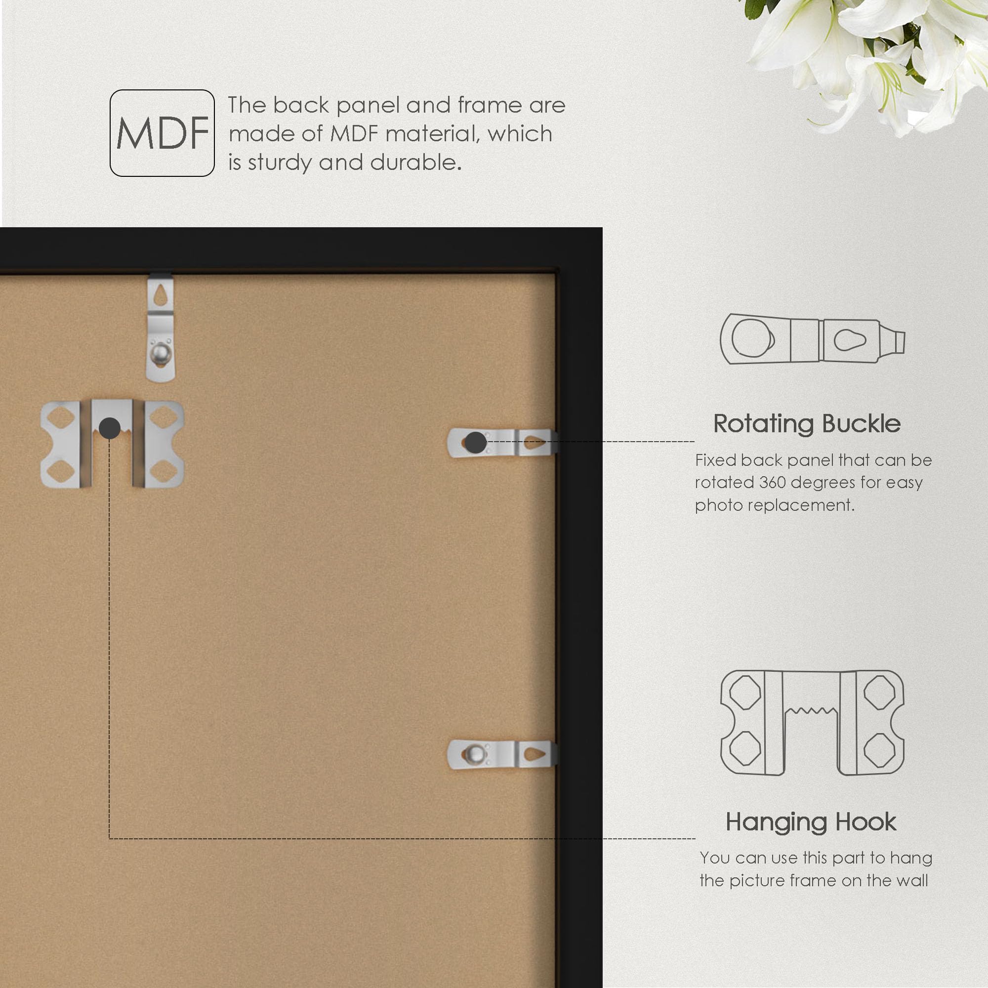 Fisnish A2 frame in classic black suits many interiors