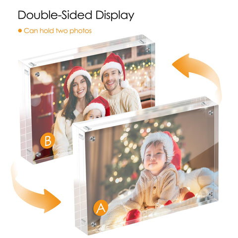 Fisnish desktop display frame suitable for office or home decor and organization