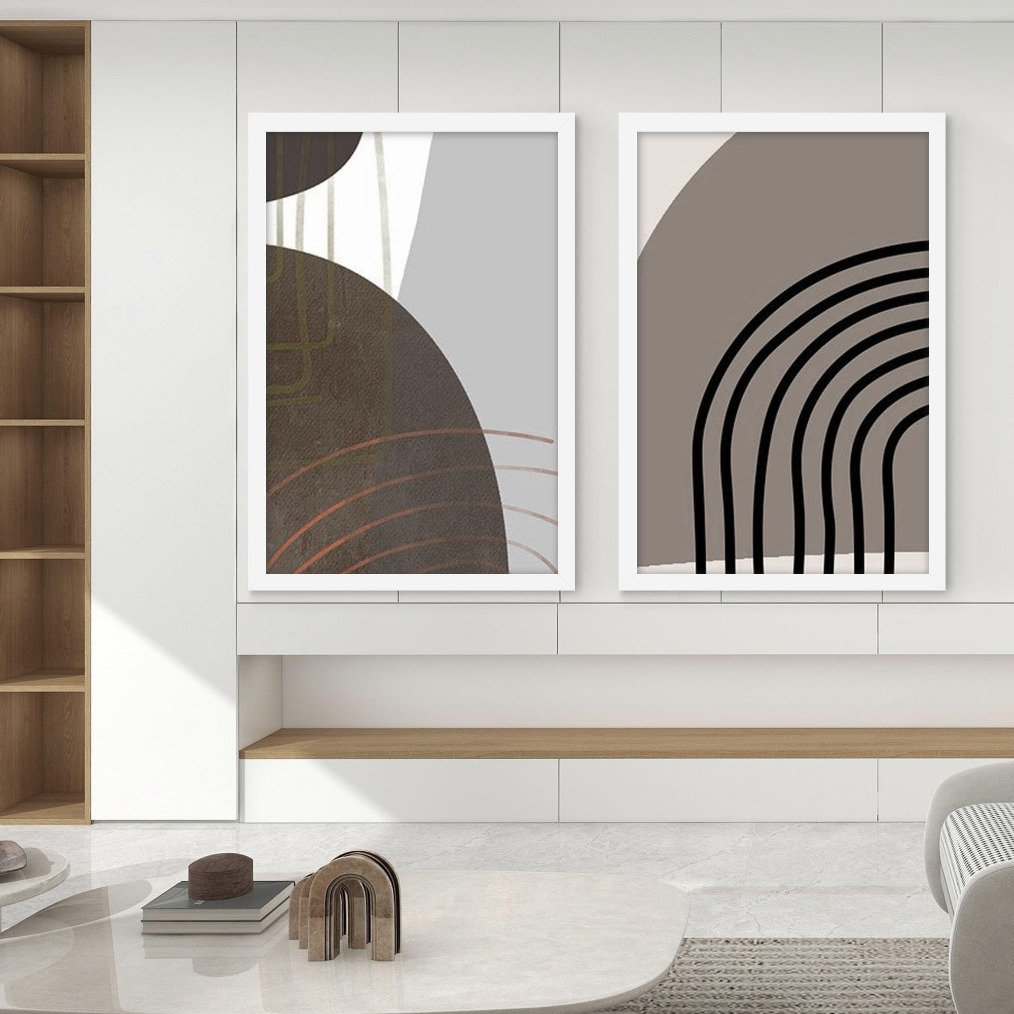 Fisnish white poster frame makes a versatile gift for home or office.