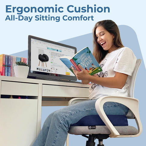 Five Stars United Donut Pillow suitable for floor use on couches and desks