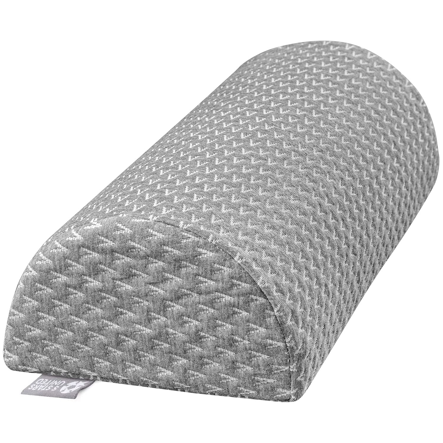 5 STARS UNITED knee pillow breathable cover keeps you cooler through the night.